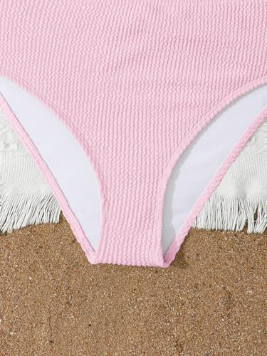 Image of RoseSeek Girl's 2 Piece Padded Bathing Suit Wireless Starfish Swimsuit Spaghetti Strap Vacation Beachwear Set