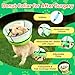 Upgraded Inflatable Dog Cone Collar with Transparent Anti-Licking Shield, Adjustable Elizabethan Collar for Medium Large Dogs, 2-in-1 Design with Detachable Shield and Soft Padding (XL, Lime)