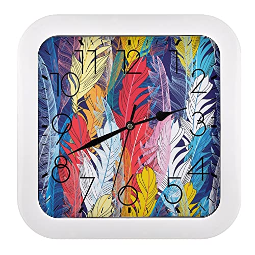 Horloge Murale Grands Chiffres au Format Carré de 26x26cm - 2