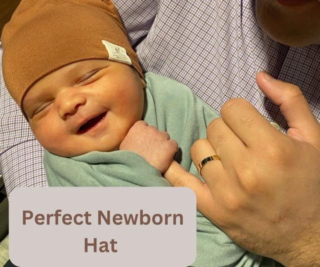 Miniatura 4 de Leyl&Ari Juego de gorro de manta elástica para envolver  Mantas de recepción para bebés recién nacidos  Manta de jersey para envolver