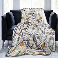 Us Bill Dollars Money Blanket Throw Blanket Cute Soft Warm Us Bill Dollars Money Blanket Throw Blanket Cute Soft Warm
