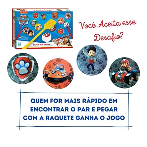 Jogo Tapa na Mesa Patrulha Canina, Nig Brinquedos
