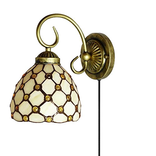 Image of Kiven Plug-in Style Wall Lamp 5.9 in Wide