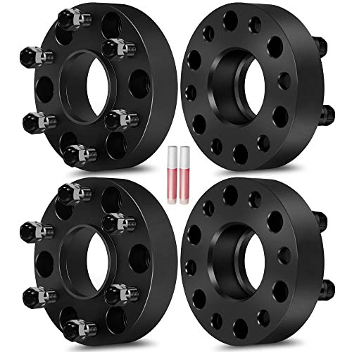 GDSMOTU 6x5.5 Wheel Spacers 6 Lug Fit for Silverado 1500, 1.5” wheelcentric Adapter 78.1mm CB 14x1.5 Compatible with Yukon Sierra 1500 Express 1500 Tahoe