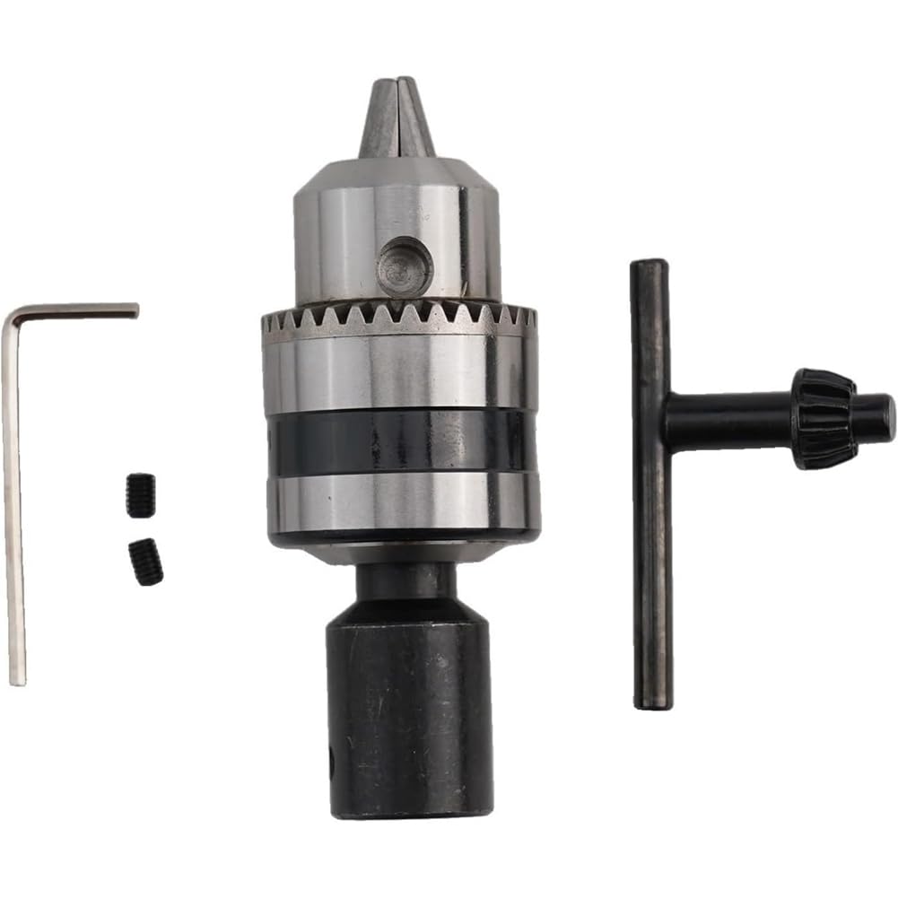 Jnchdghwa As Shown 12Mm Drill Chuck Drill Chuck With Wrench For Cnc Milling Machine,Lathe,Drilling & Woodworking Machines