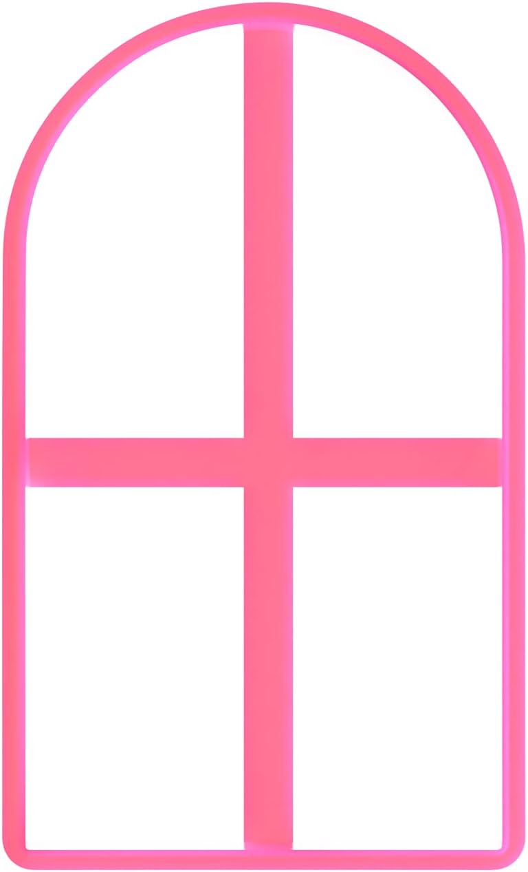 LissieLou Window Arch Shape Icing Fondant Cookie Cutter - 7cm