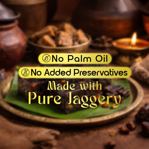 Image of Fulva Black Jaggery Halwa 200g, Authentic Kozhikoden Kerala Halwa, Traditional Soft Chewy Indian Dessert, Made with Natural Jaggery, Kerala Sweet for Festivals, Gifting & Celebrations