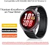 Banda de metal de titanio para HUAWEI WATCH GT Runner 2, correa de repuesto sólida de metal para negocios, accesorio de pulsera (solo banda, no incluye reloj) 4