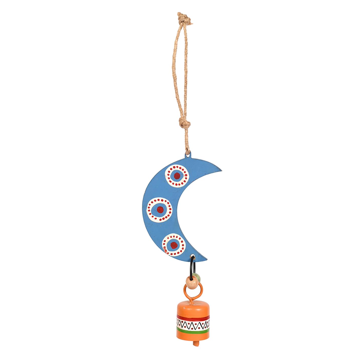 Aakriti Art Creations Wooden & Metal Wind Chime Multicolor | Handmade Decorative Windchimes for Home | Wind Chimes for Balcony, Garden, Living Room | Feng Shui Wind Chime Home Decor-image-27