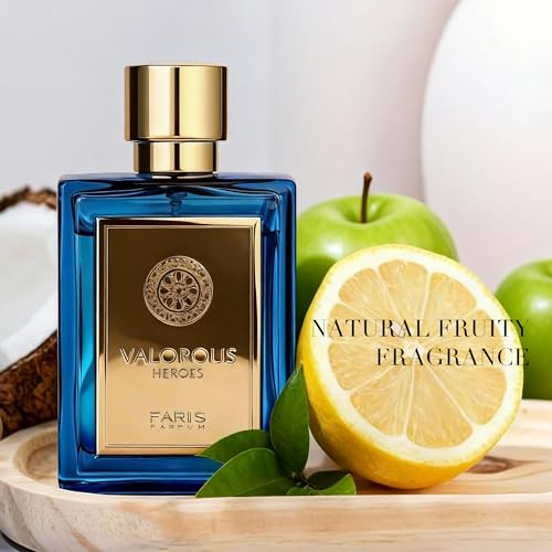 Image of A CENTER VALORES HEROES Men's Cologne 100ml Woody Oriental Eau de Parfum Citrus Leather Fragrance Gift