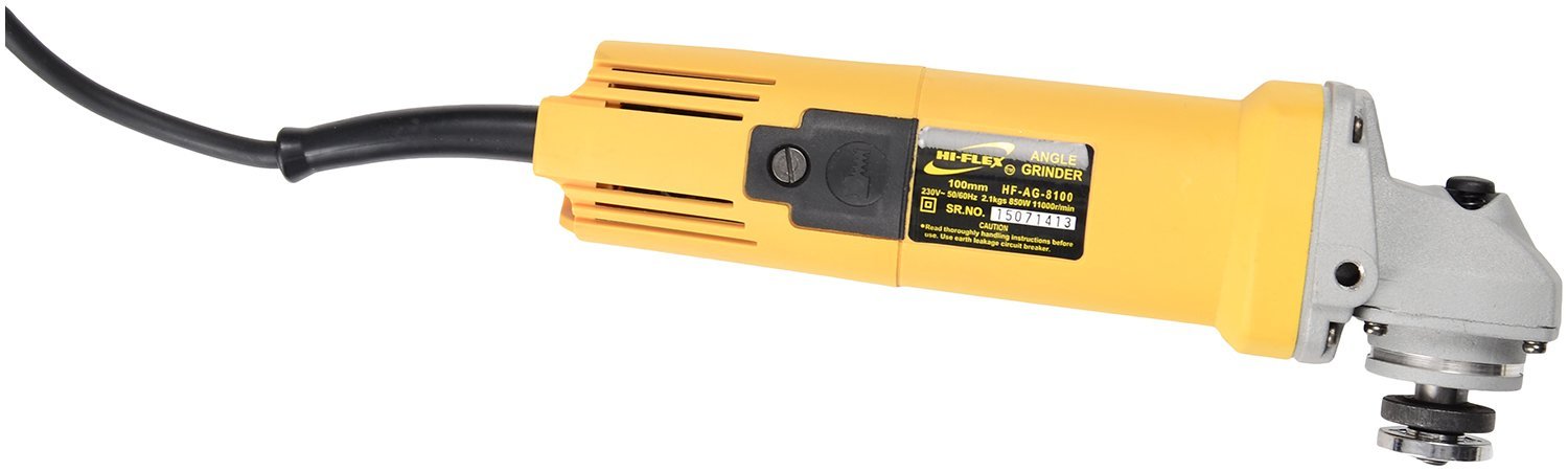 Hi-Flex 100 mm Angle Grinder (Yellow)