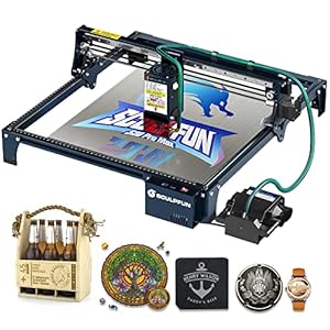 SCULPFUN S30 Pro Max lasergraveermachine – 20W laserlasersnijder, automatische luchtassistent, kleursculptuur metaal, voor doe-het-zelvers