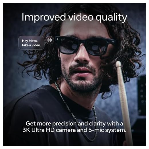 Ray-Ban | Meta Headliner (Gen 2) - Matte Black, Clear lenses