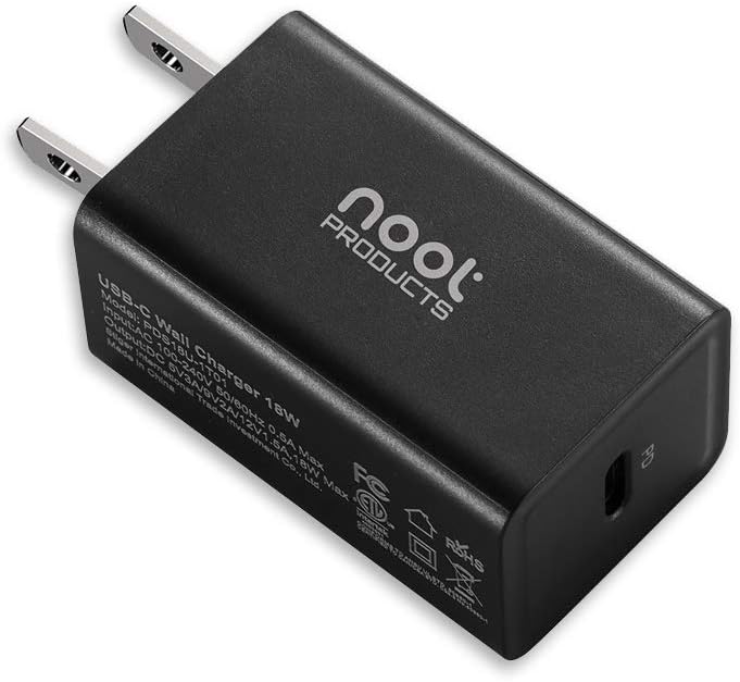 noot products - USB Type C Wall Charger - 18W - PD 3.0 - Fast Charge Power Adapter for iPhone 12/12 Mini/12 Pro/12 Pro Max/11 Pro/11 Pro Max/iPad Pro 11/12.9/iPad Air 4 10.9,All Google Pixel Phones