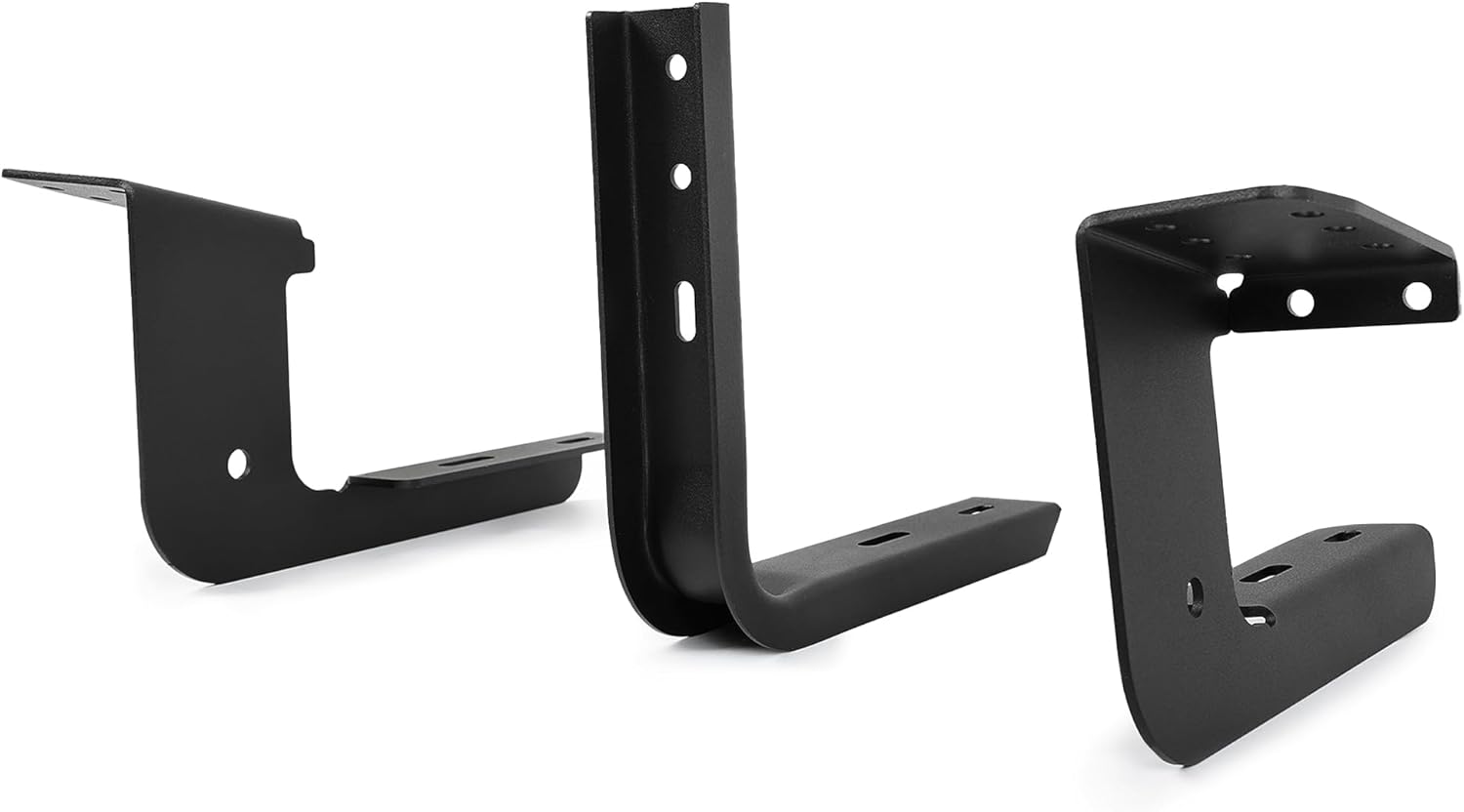 HECASA 54" Passenger Step Running Board Bracket Kit Compatible with 2014-Present Ram Promaster 1500 2500 3500 Side Nerf Bars Mounting Brackets