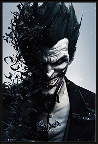 Empire Merchandising GmbH Poster avec cadre Motif Batman Arkham Origins Joker Cadre en plastique noir