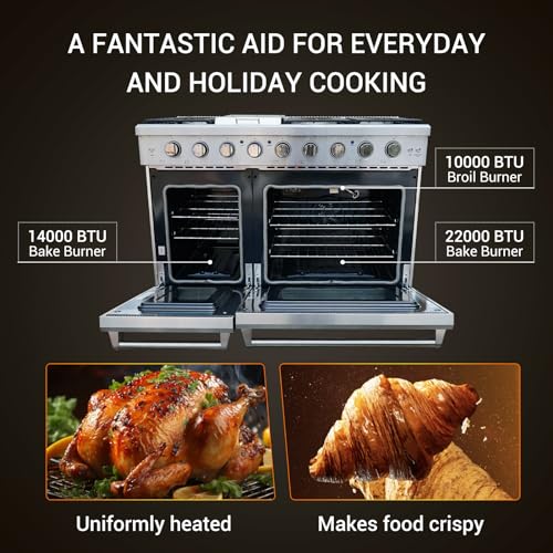 Sinda SINDABLR36 48 Inch Gas Range Freestanding Range thumb #4