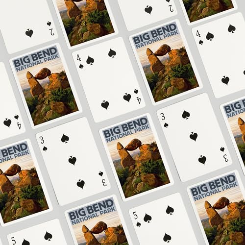 Lantern Press Naipes de Poker Big Bend National Park Texas miniatura 4