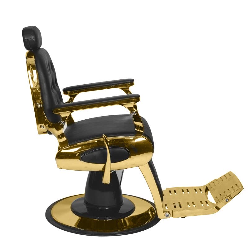 Gabbiano Francesco Gold - Sedia da barbiere da barbiano