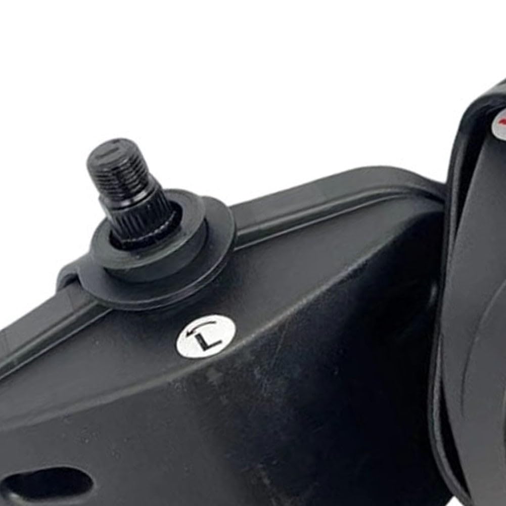 Pedale für Zuhause, 14 mm Gewinde, sichere Passform | Kunststoff-Metall-Mischung, leicht, 2,2 kg, Breite 165 mm für Oberfläche, Indoor-Radfahren