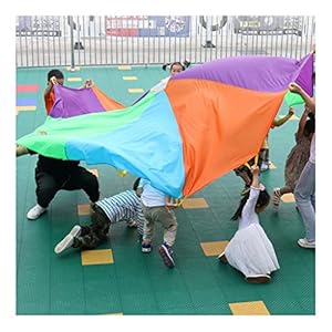 Outdooractiviteiten Voor Kinderen, Kinderdagverblijf Fysieke Training Weerstand Speel Parachutespellen, Trekvaste Oxford…