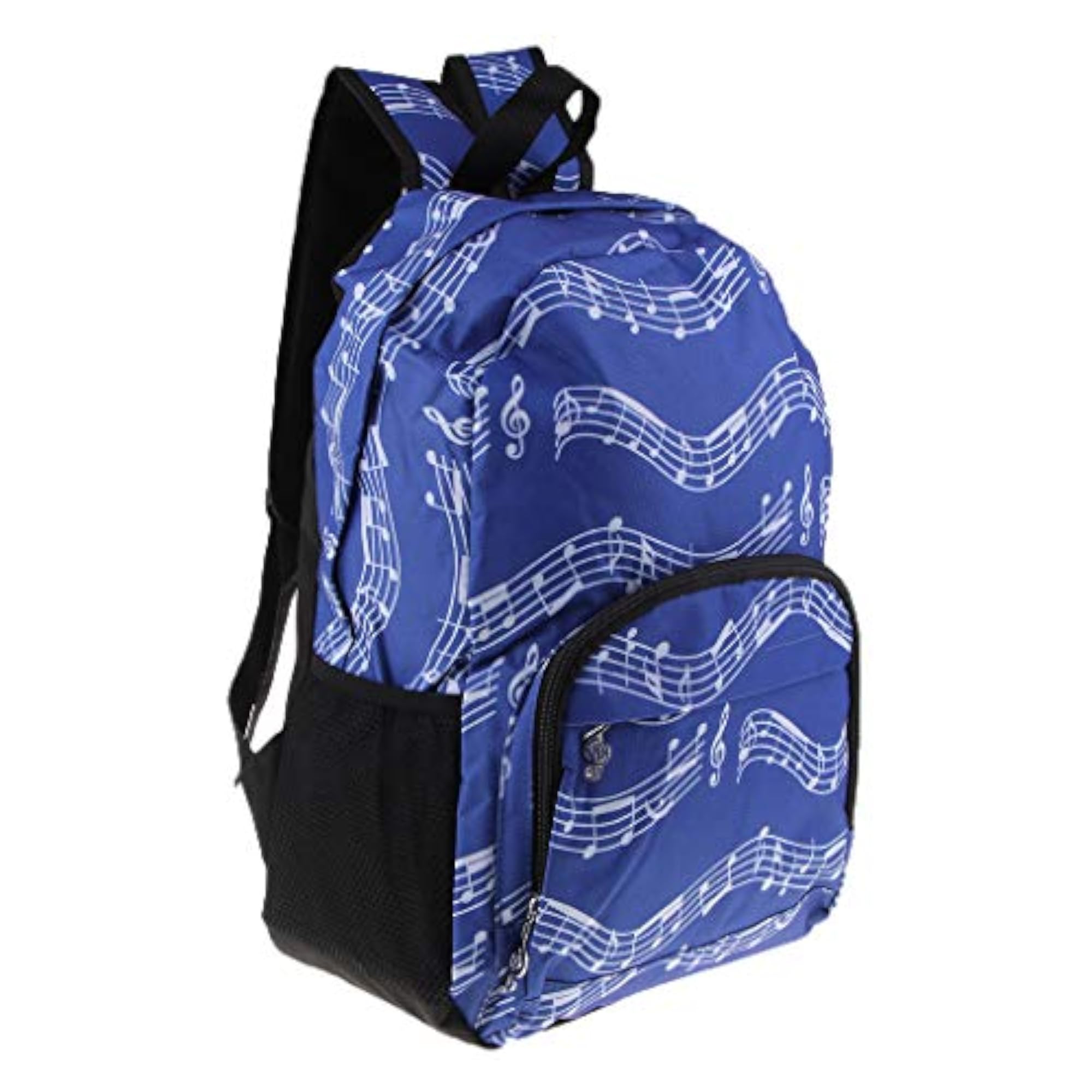 Waterproof Double Shoulder Strap Backpack, Blue Bookbag