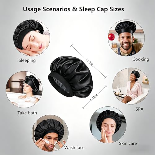 Image of Curl Defining Hair Brush: Vented Wide-Tooth Brush with Soft Bristles Effortless Curls & Smooth Waves Pain-Free Detangling for Women Bonus Bonnet Included (Black)