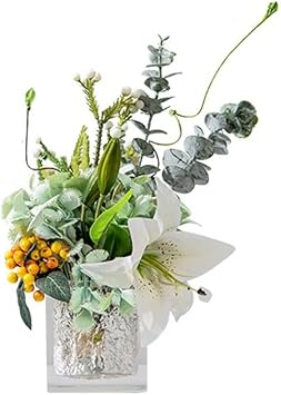 Fake Flowers Bouquet Indoor Artificial Plants Simulated Floral Ornaments Bouquet Set Light Luxury Model Room Hotel Front Desk Flowers Wedding Decoration Color A