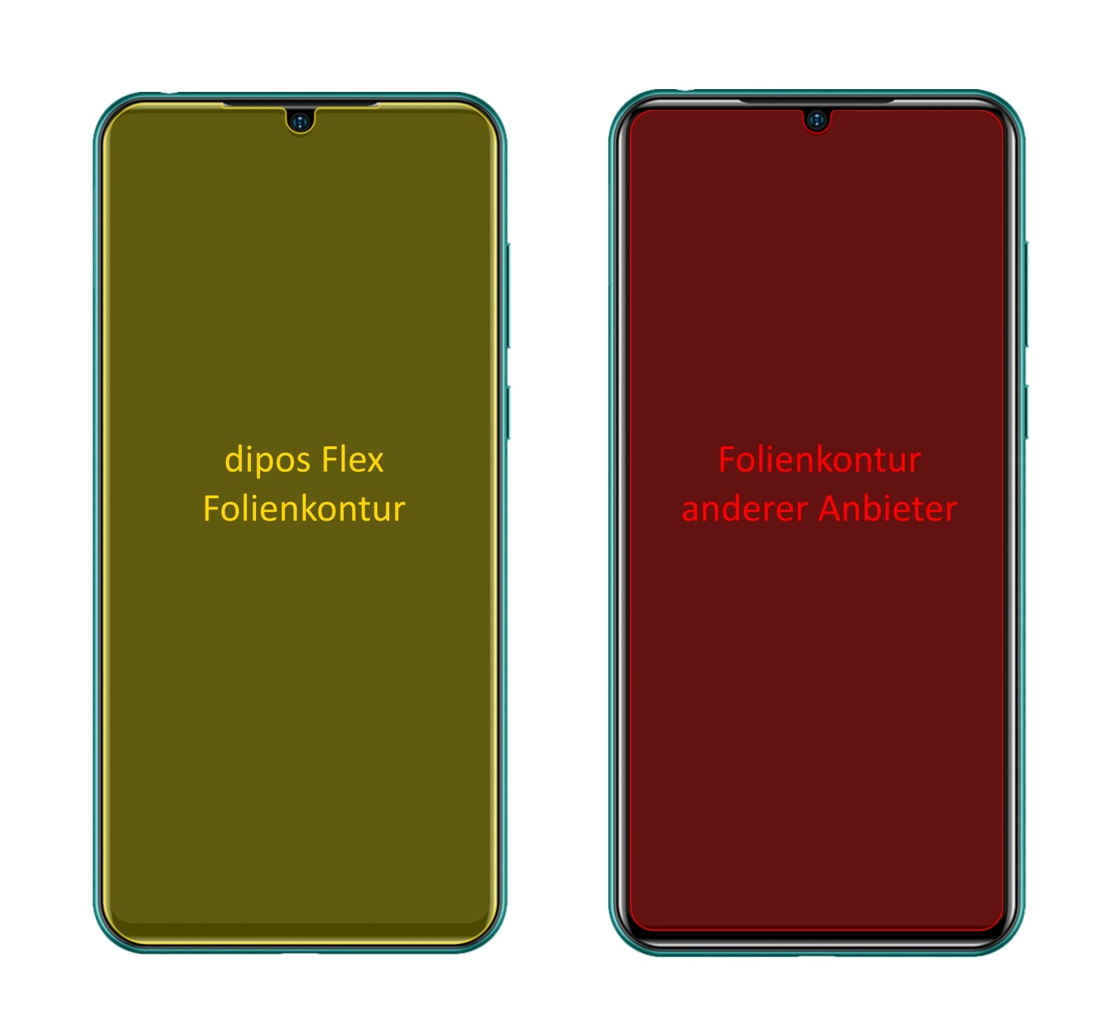 dipos I 2X Pellicola Protettiva Opaco Compatibile con Doogee