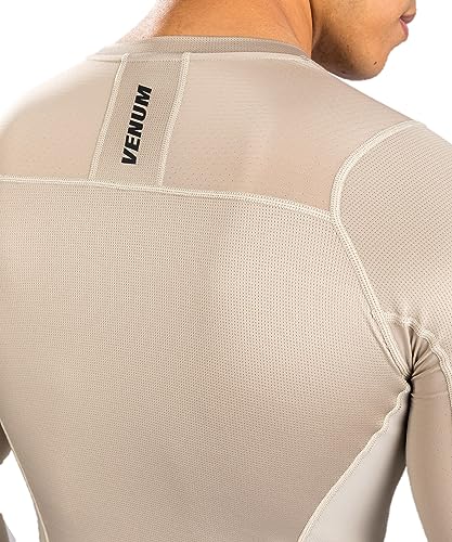 Venum Men's G-fit Air Rashguard Longsleeve-Sand4