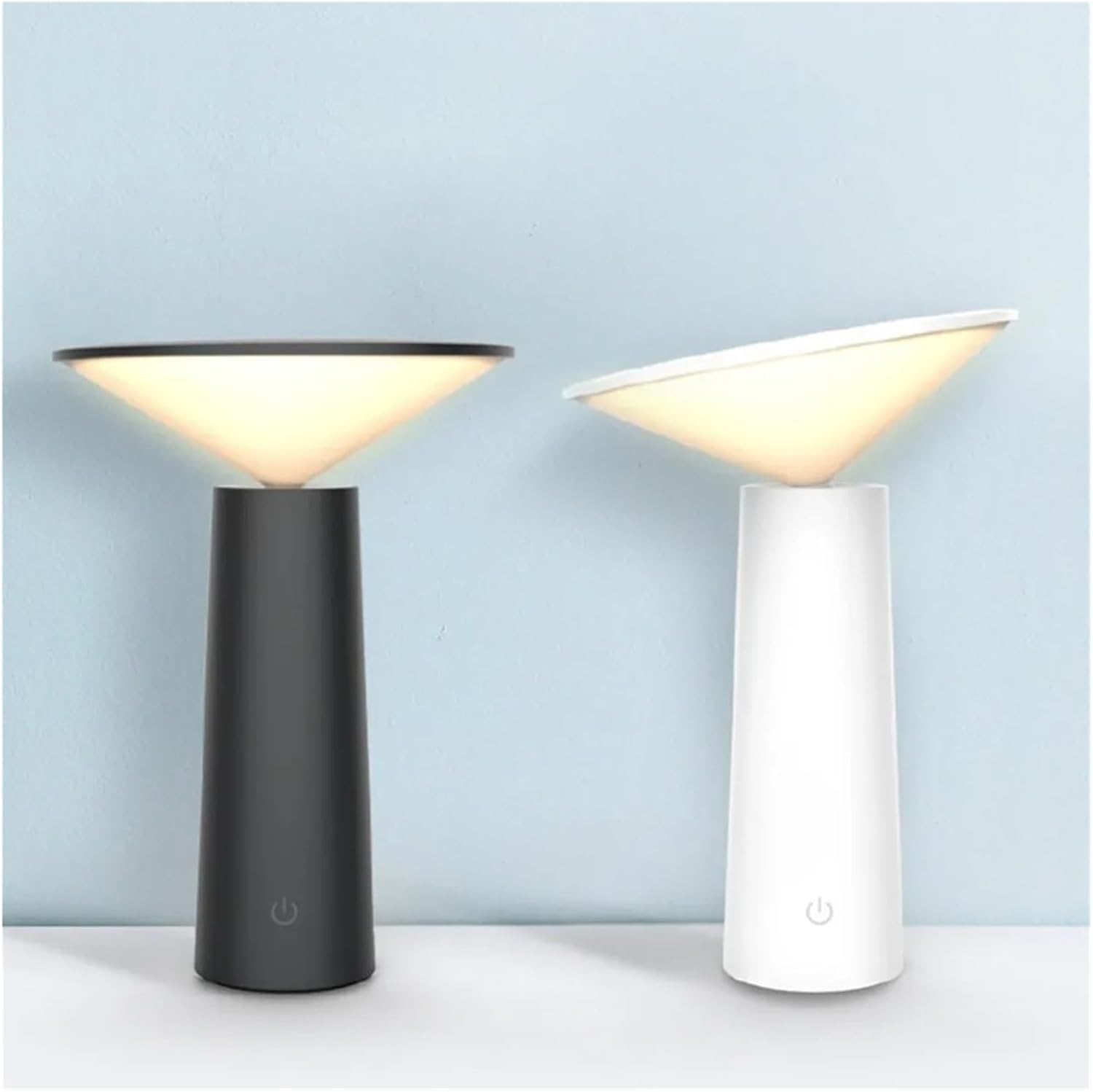 DFAEEKIYO Desk Lamp USB LED Table Bedroom Reading Book Light Touch Sensor for Study(Black)