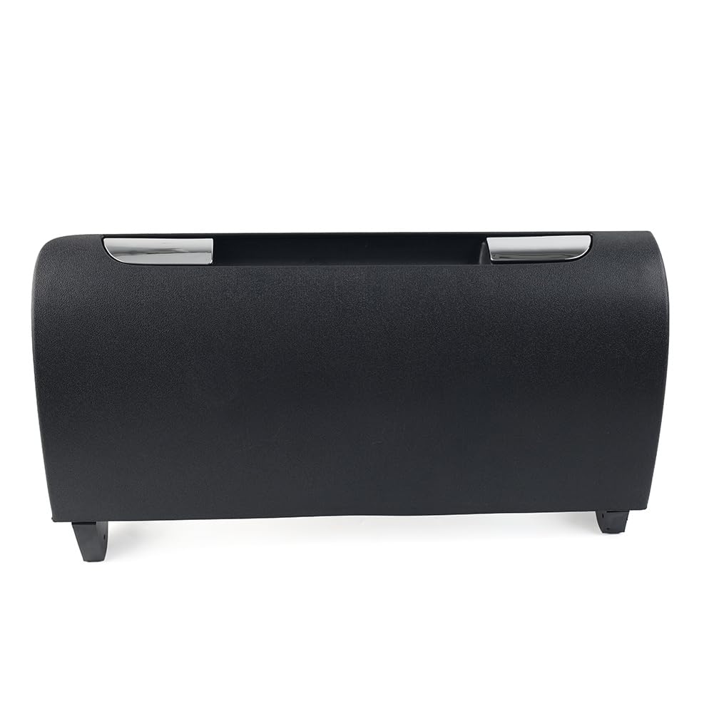 SIKUAI Cubierta de manija de pestillo de cerradura de compartimento de guantera interior negra automática para A3 S3 8P 2004-2012