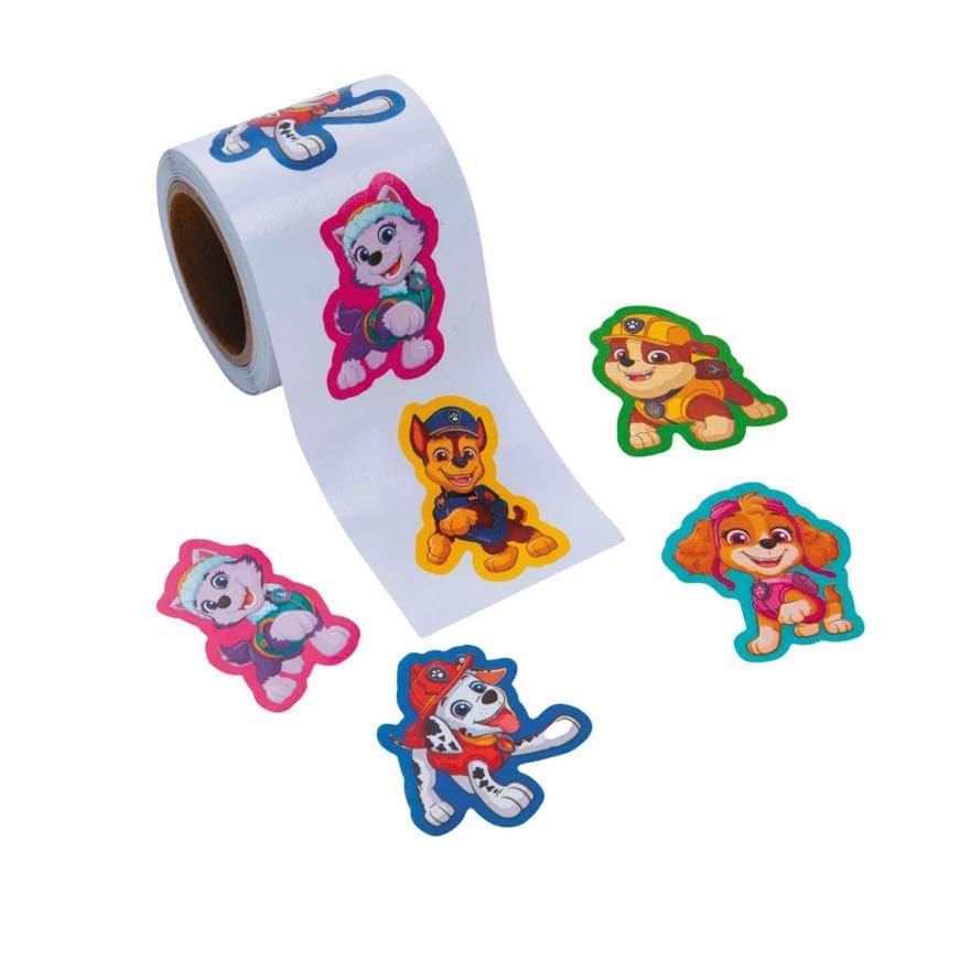 Fun Express 1 1/2 PAW Patrol Character Sticker Roll 100 Pieces