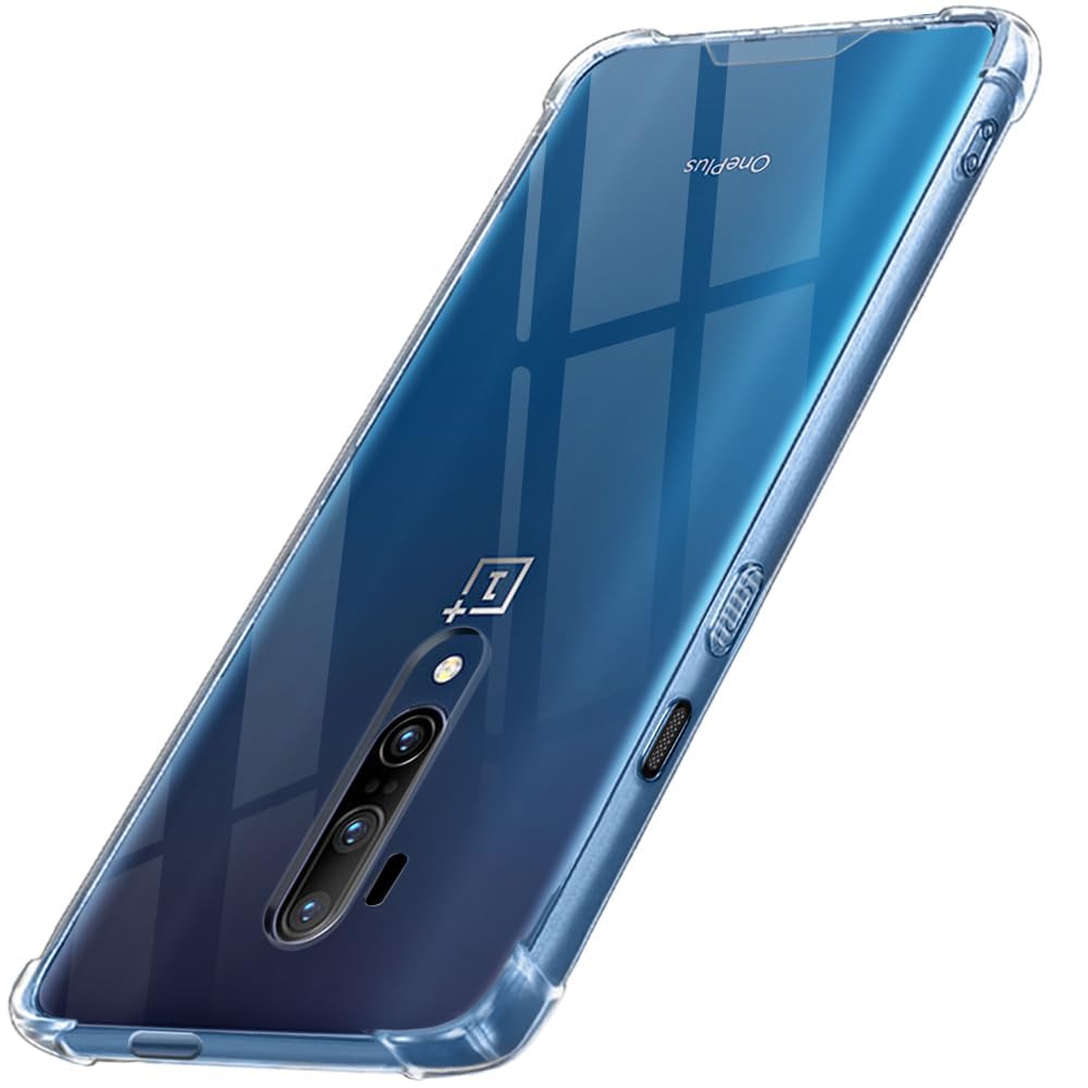 TheGiftKart Crystal Clear Back Cover Case for OnePlus 7T Pro | 360 Degree Protection | Shock Proof Design | Transparent Back Cover Case for OnePlus 7T Pro (PC & TPU, Transparent Bumper)-image-10