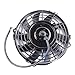 ASTOU 7 inch Universal Electric Cooling Fan Radiator Fan Kit,Adjustable Mounting for Aluminum Radiator Car Truck SUV Universal Fit