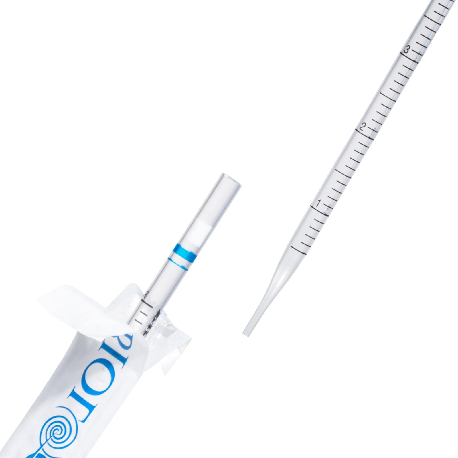 400 pipetas serológicas de poliestireno de 5 ml, estériles, transparentes, embalaje independiente