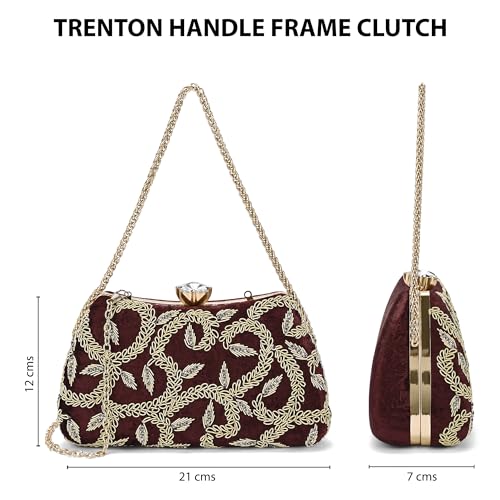 Image of Lavie Signature Women's Trenton Handle Framed Clutch | Ladies Purse | Gift For Women