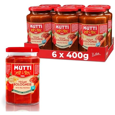 Mutti Vegan Bolognese with Pea Protein Sauce Cover