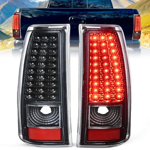 Image of Nilight Taillight Assembly Compatible with 2003-2006 Chevy Silverado Pair