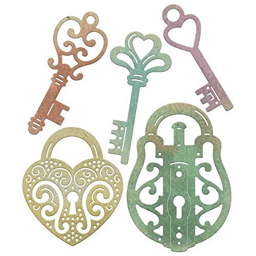 Cheery Lynn Designs Die Set Whimsical Lock and Key