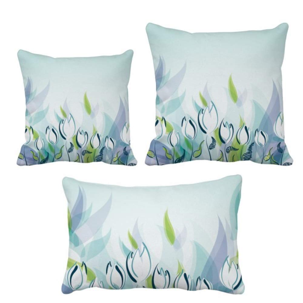 Coussins fleurs peints à la main pour créer un salon cocooning