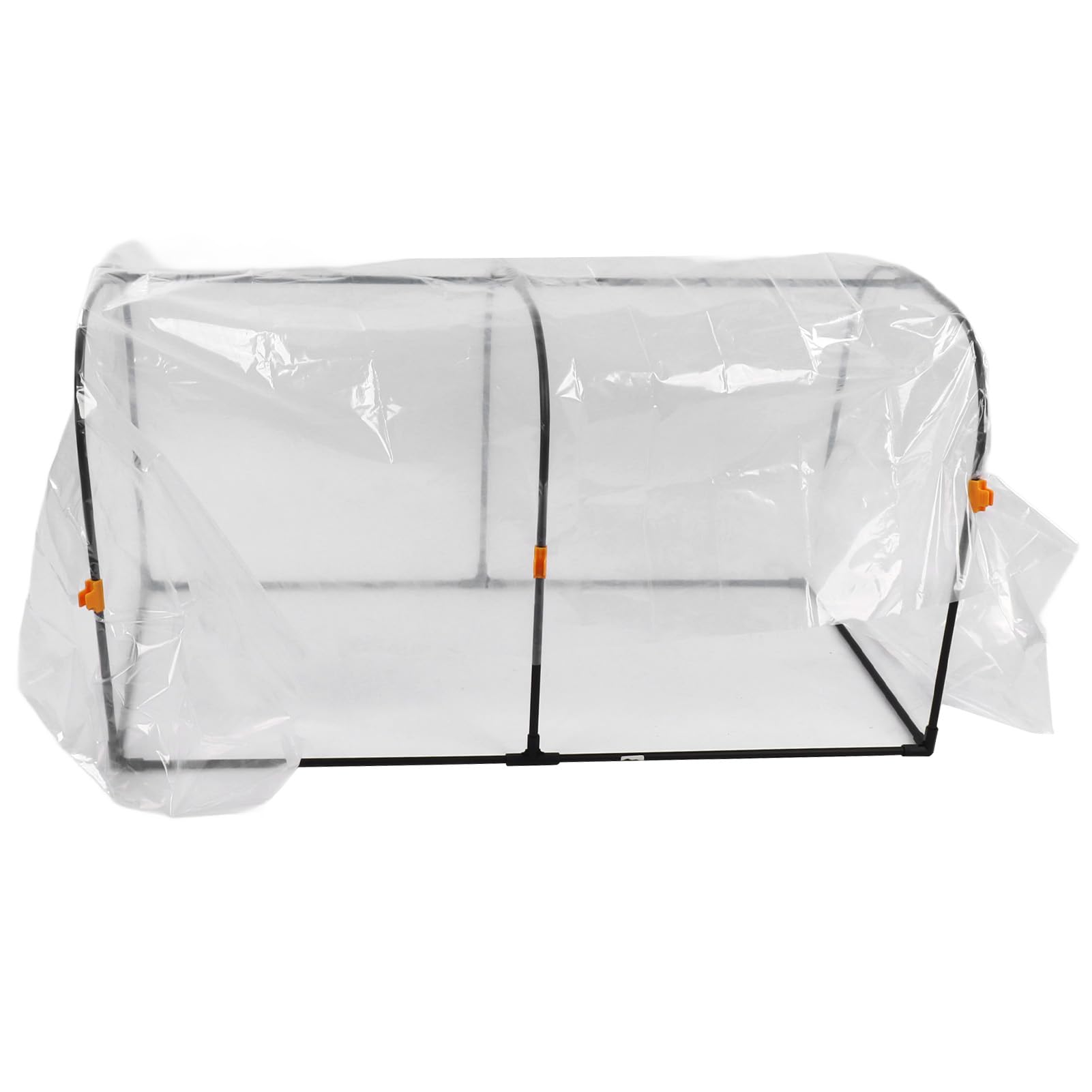 Kit de Calentamiento de Invierno de película de Invernadero de plástico Transparente con Aros Resistentes Aislamiento Multicapa para protección de Plantas de jardín de balcón
