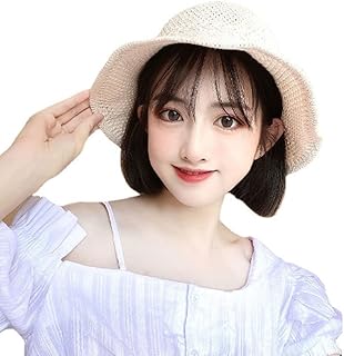 ウィッグ 帽子ウィッグ 一体式 髪付き帽子 バケットハット 紫外線対 通気性 日焼け止め 耐熱 毛付き レディース ロング 襟足 ミディアム ショート かつら 可愛い 小顔 日焼け防止 通気 日常用 旅行用 feibin (ダークブラウン)