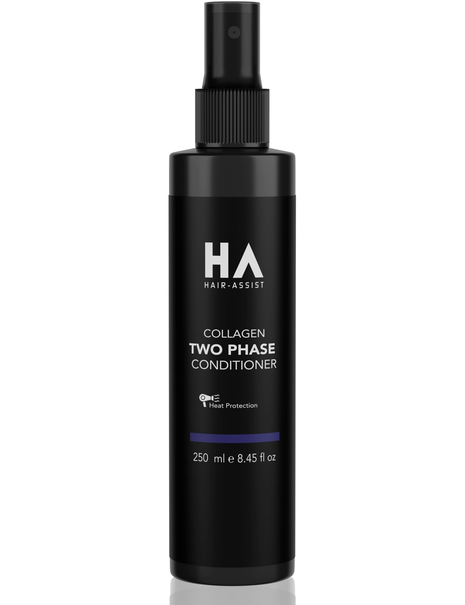 Hitzeschutz für Haare Glätteisen mit Anti-Frizz bis 230°C - Hitzeschutz leave in Conditioner - Hair Heat Protection Spray Anti Frizz leave in Spray (250 ml, Biotin mit Kollagen)
