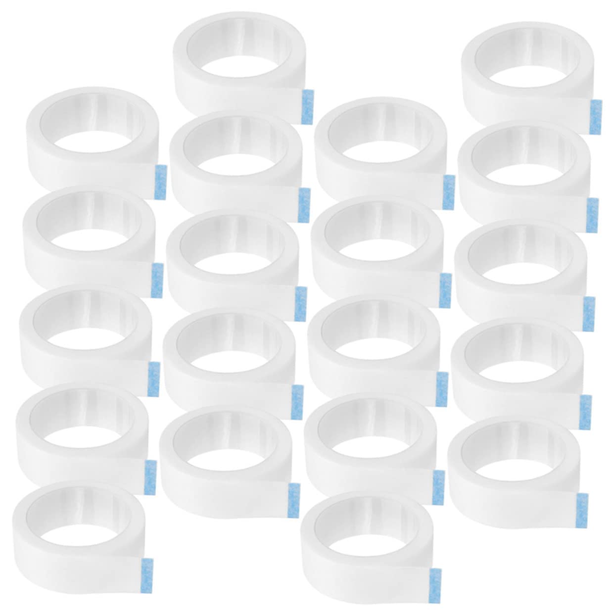 OSOLADY Lash Tape Strips for Lash Extensions Non Woven 30 Rolls White for Makeup Tape