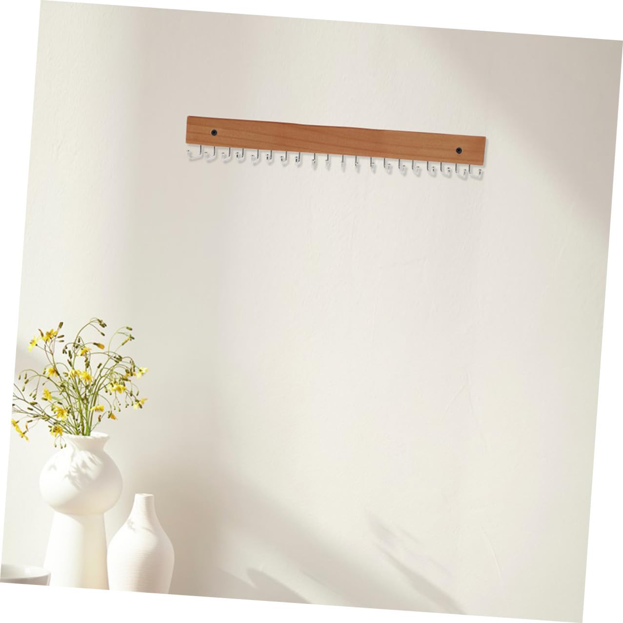 BESPORTBLE 2 Stück Gürtel und Krawattenhalter und Eisen Platzsparender Wandorganizer mit 20 Haken für Garderobe und Flur
