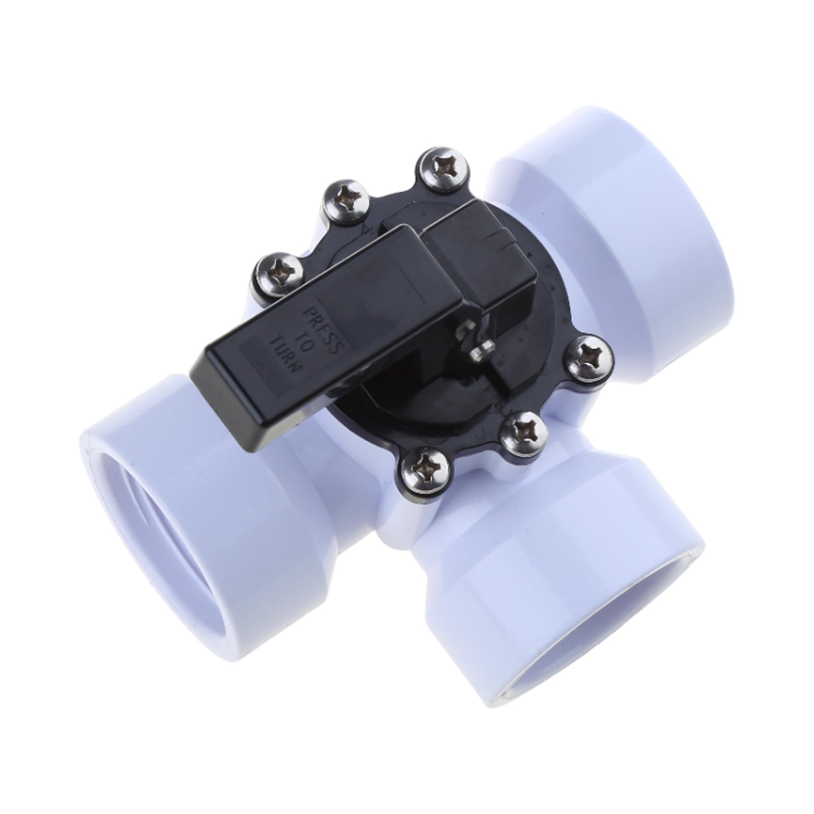 Adaptador de manguera hembra de 3 vías con abrazaderas de manguera para desviador de piscina de jardín