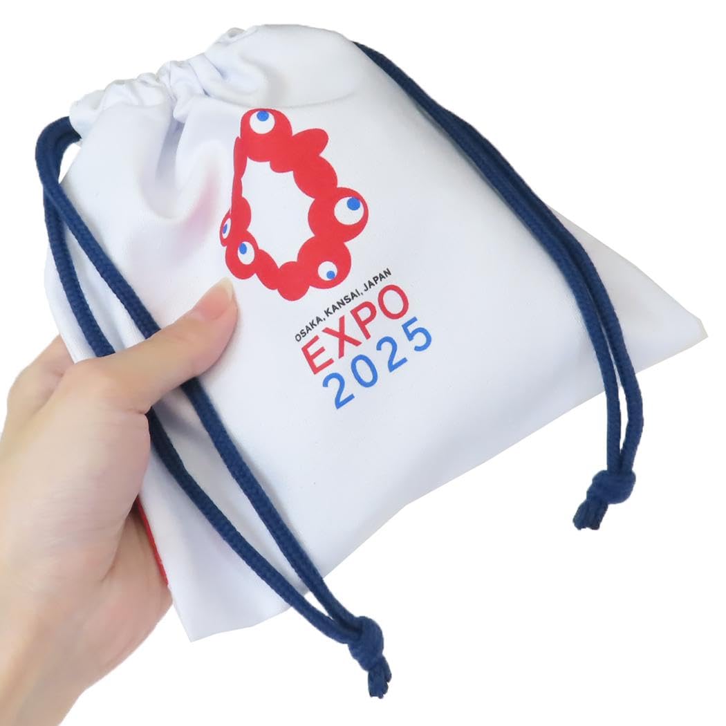 Amazon.co.jp: ミャクミャク[巾着袋]巾着/フェイス 2025大阪 関西万博