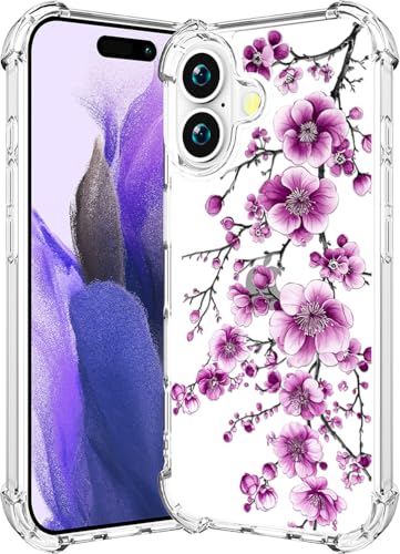 Coque iPhone 17 transparente rose : l'élégance printanière des fleurs de cerisier au quotidien