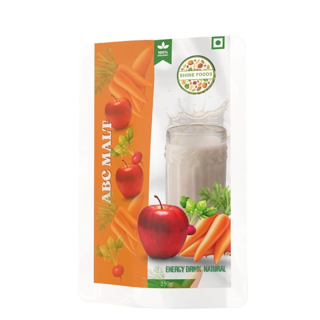 ABC Malt 1000gms | Apple, Beetroot, Carrot | No Preservatives | No Refined Sugar | Ready-to-Mix | Added Native Indian Herbs | (1000gms)